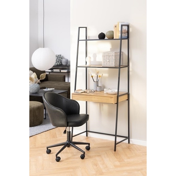 Regał z szufladą Seaford naturalny - ACTONA